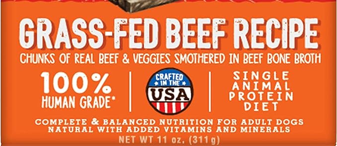 Stella & Chewy's Stella's Stew Grass-Fed Beef Recipe Wet Dog Food (Pack of 12)