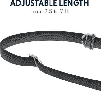 Ruffwear, Switchbak Dog Leash, Convertible & Adjustable Lead for Everyday Use, Basalt Gray