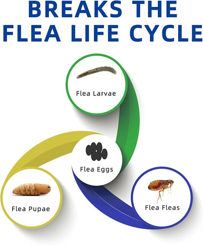 Flea and Tick Prevention for Dogs, Flea and Tick Treatment for Extra Large Dog, Natural Essential Oil, Flea & Tick Control, 89-132 Pounds, 3 Doses