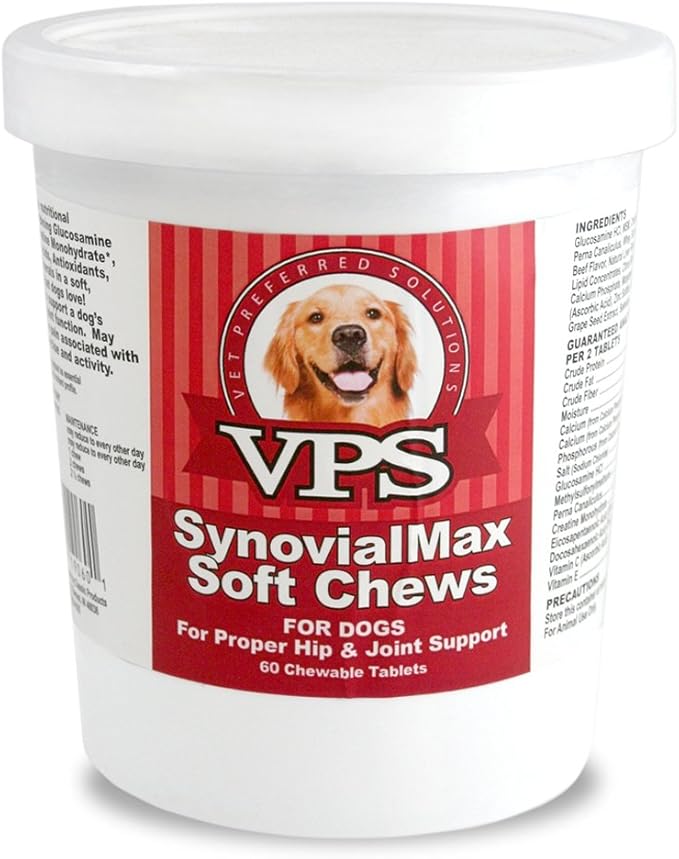 CLASSIC VPS SynovialMax Hip & Joint Soft Chews for Dogs, 60 count