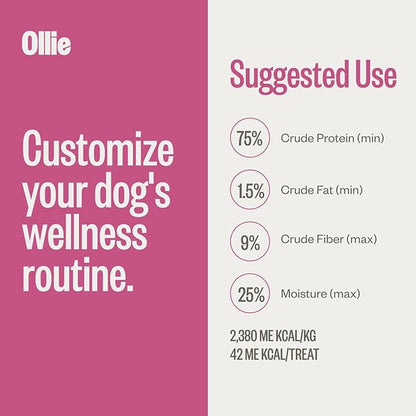 Ollie Sweet Potato Jerky Slices Recipe Dog Treats - Dog Jerky Treats All Natural - Vegan - Healthy Dog Treats - Sweet Potato Jerky for Dogs - Dog Treats 5 Oz.