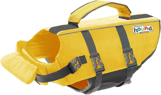 Outward Hound Granby Splash Yellow Dog Life Jacket, XS