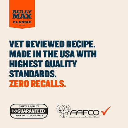 Bully Max Instant Fresh Wet Dog Food - Nutrient-Rich Dehydrated Raw Dog Food with Natural Chicken Recipe - 15 oz Pouch, Wet Dog Food Alternative - Makes 2.5 lbs. of Wet Food