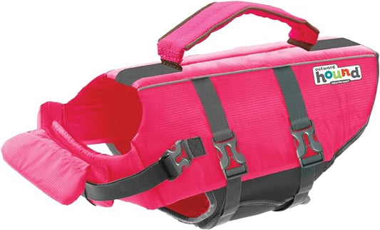 Outward Hound Granby Splash Pink Dog Life Jacket, XS