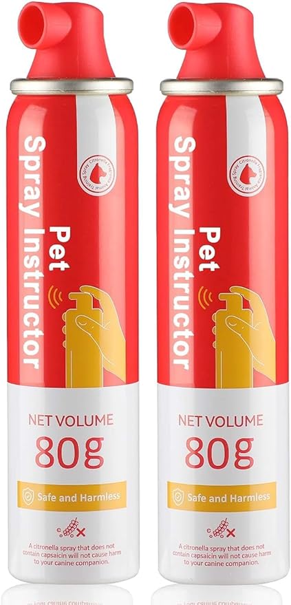 HGFLMR Spray Corrector Dog Trainer, 80ml 2 Pack Corrector for Dog to Stops Barking/Jumping Up/Food Stealing/Place Avoidance/Attacks & Unwanted Dog Behaviour