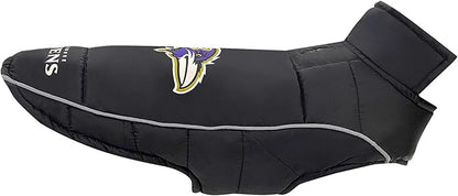 Pets First Pets NFL Licensed Dog & Cat Vest Pet Puffer Down Coat Jacket, Team Color, Small US