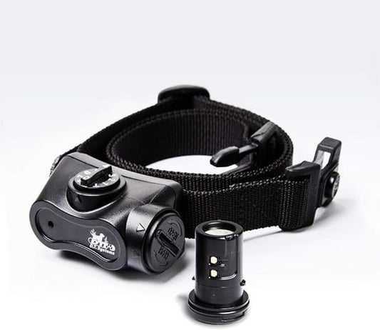 D.T. Systems Inc New Bark Boss -Rechargeable NO BARK, Perfect for Smaller Dogs, Black, 7-27 in