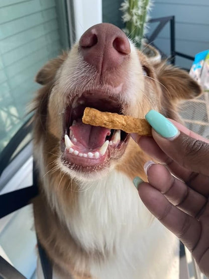 BUDDY BUDDER Bark Bistro Company, Beef Slobber Stix, Wheat & Grain Free All Natural Chewy Dog Jerky, Healthy Dog Jerky Treats, Made in USA, 8oz