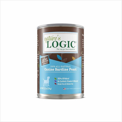 Natures Logic NL00178 Grain-Free Sardine Feast Wet Dog Food, One Size