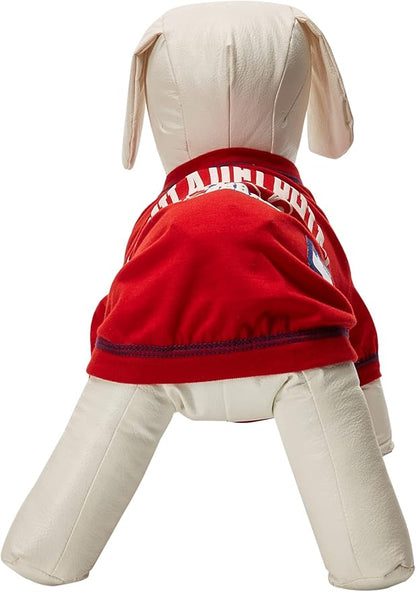 MLB Philadelphia Phillies Dog T-Shirt, Small. - Licensed Shirt for Pets Team Colored with Team Logos. - Premium Stretchable Materials for The Comfort of Your Dog & cat.