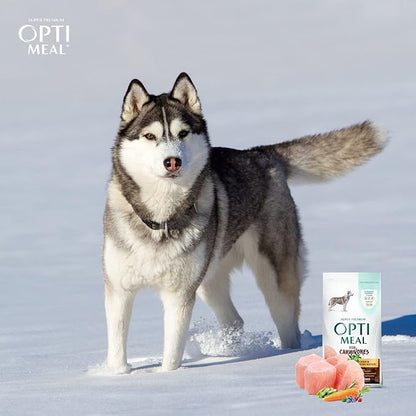 OPtimeal Grain-Free Dog Food - Proudly Ukrainian - Balanced Dog Food Dry Recipe with Immunity Support, Non-Grain Dry Dog Food for All Dog Breeds (22 lbs, Chicken & Veggies)