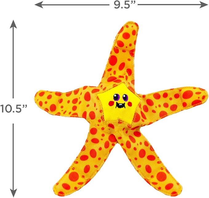 Outward Hound Floatiez Starfish Floating Dog Toy, Medium