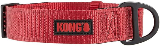 KONG Max HD Ultra Durable Neoprene Padded Dog Collar (XL, Red)