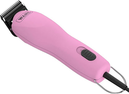 WAHL Professional Animal Thick Coat Pet Clipper & Dog Clipper (#9787-300) - Dog Hair Remover - Grooming Clippers for Dog, Cat & Pets - for Thick Haired Dogs & Pets - 2 Speeds - Pink