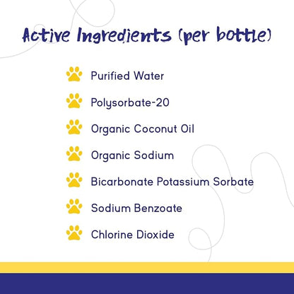 PupGrade Dental Care Water Additive Solution - Advanced Oral Care for Dogs - Dental Rinse for Fresh Breath to Fight Against Bad Breath, Plaque, and Tartar
