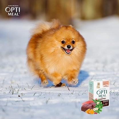 OPtimeal Grain-Free Dog Food - Proudly Ukrainian - Dog Food Wet Recipe to Help Support Healthy Digestion, Non-Grain Wet Dog Food Pouches for Adult Dogs (4.5lbs Total (24 Pouches), Liver & Turkey)