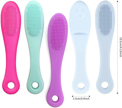 8Pcs Dog Finger Toothbrush, Pet Tooth Brushing Kit with Food Grade Soft Silicone, Easily Clean Teeth Dirt Teeth Cleaning & Dental Care Toothbrush Kit for Puppies, Dogs, Cats and Small Pets
