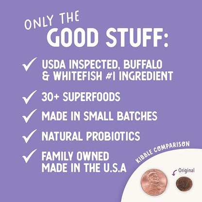 Health Extension Dry Dog Food, Natural Food with added Vitamins & Minerals, Suitable for All Puppies, Include Buffalo, Whitefish & Sweet Potato Recipe Recipe with Whole Vegetable & Berries (10 Pound)
