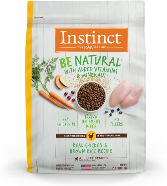 Real Chicken & Brown Rice Recipe Natural Dry Dog Food, 25 lb. Bag