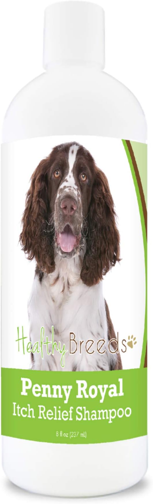 Healthy Breeds English Springer Spaniel Penny Royal Itch Relief Shampoo - Stop The Scratching & Relieve The Itch with Essential Oils of Eucalyptus & Cedarwood - Mint Scent - 8 oz