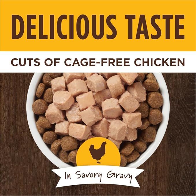 Instinct Healthy Cravings Grain Free Real Chicken Recipe Natural Wet Dog Food Topper by Nature's Variety, 3 oz. Pouches (Case of 24)