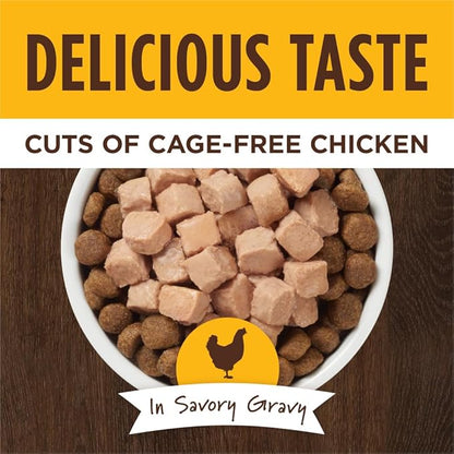 Instinct Healthy Cravings Grain Free Real Chicken Recipe Natural Wet Dog Food Topper by Nature's Variety, 3 oz. Pouches (Case of 24)