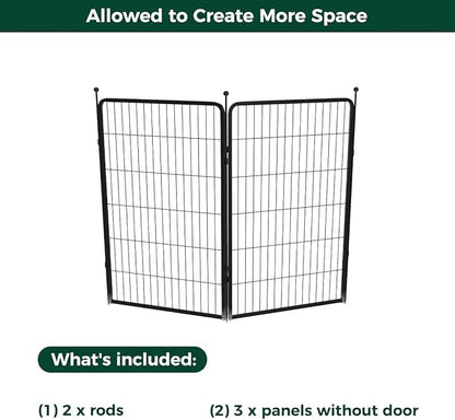 FXW Rollick Dog Playpen for Yard, RV Camping│Patented, 45 inch 2 Panels