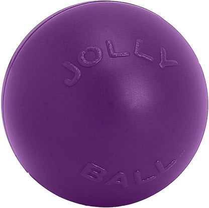 Jolly Pets Push-n-Play Ball Dog Toy, 10 Inches/Large, Purple