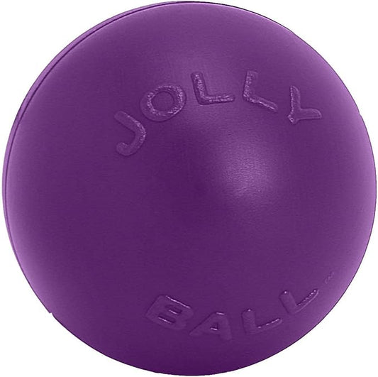 Jolly Pets Push-n-Play Ball Dog Toy, 10 Inches/Large, Purple