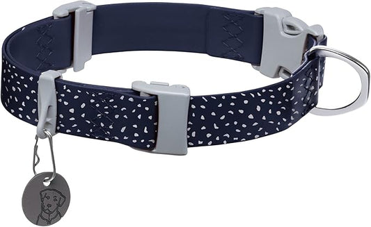 Ruffwear, Confluence Dog Collar, Waterproof and Stink Resistant, Midnight Blue, 20"-26"