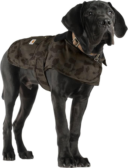 Carhartt Firm Duck Insulated Dog Chore Coat, Duck Camo Tarmac, X-Large
