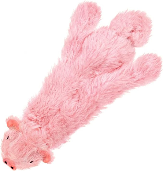 Best Pet Supplies Stuffing Free Squeaky Dog Toys for Small Dogs, Medium Dogs, and Large Dogs, Durable, Best Dog Chew Toy for Teething Puppy, Indoor Play - Pig, Small