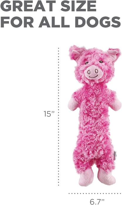 Outward Hound Lil' Dudes Pig Plush Squeaky Dog Toy