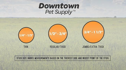 Downtown Pet Supply - Bully Sticks for Dogs - Dog Dental Treats & Rawhide-Free Dog Chews - Dog Treats with Protein, Vitamins & Minerals- Natural Beef Sticks - 6 in - 1 lb