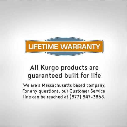 Kurgo Tru-Fit Smart Harness, Dog Harness, Pet Walking Harness, Quick Release Buckles, Front D-Ring for No Pull Training, includes Dog Seat Belt Tether (Grey, Large)