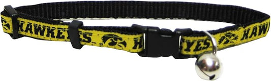 Pets First Collegiate Pet Accessories, Cat Collar, Iowa Hawkeyes, One Size
