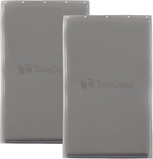 TonGass (2-Pack) Dog Door Flap Replacement Compatible with PetSafe Freedom Dog and Cat Doors PAC11-11039 - Large 16 7/8" x 10" Pet Door Flap with Magnetic Closure