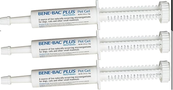 (3 Pack probiotique Pet Gel 15g Chaque X 3 Seringues