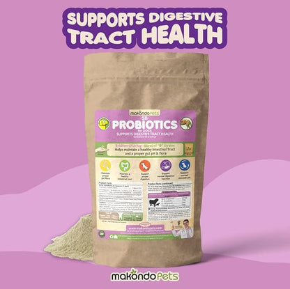 Probiotics for Dogs & Puppies–Extra Strength 9 Species, 5 Billion CFU per Scoop of Dog Probiotics and Digestive Enzymes for Dogs. Support Fiber for Dogs & Dog Allergy Relief– Powder Probiotic for Dogs