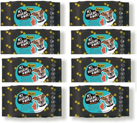 Pet Hygienic Wipes Unscented 30sheets (8 Pack) - Grooming Wipes for Cleaning Face and Deodorizing…