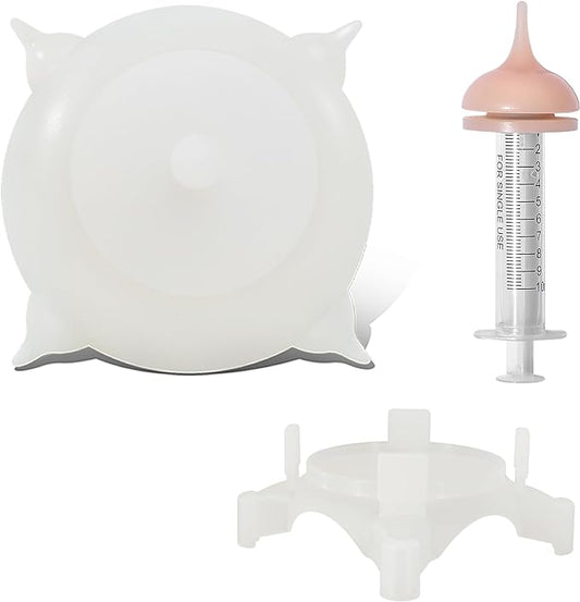 Doggiema Puppy Feeder Puppy Milk Feeder Puppy Nursing Station Puppy feeders for Multiple Puppies Puppy Milk replacer Doggie Bubble Dongdong pet S size bowl (Kitten/Toy Puppy)
