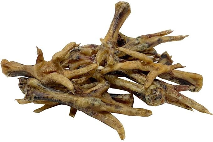 Amazing Dog Treats - Chicken Feet Dog Treats (100 Count - Bulk) - All Natural Chicken Feet for Dogs American Grade Chicken Feet Dog Chew Bones
