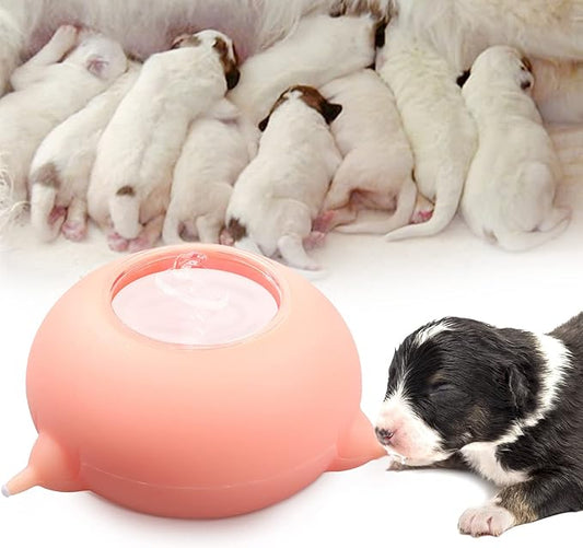 Puppy Kitten Feeder Milk Nipple, Puppy Bottles for Nursing with 3 Nipples, Puppy Feeders for Multiple Puppies Puppy Milk Replacer Formula