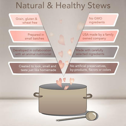 Caru - Real Turkey Stew For Dogs, Natural Adult Wet Dog Food With Added Vitamins And Minerals, Free From Grain, Wheat And Gluten (12.5 Oz)