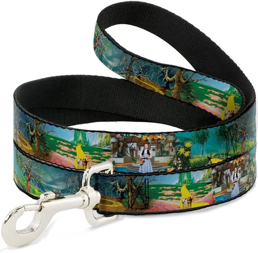 Movies Pet Leash, Dog Leash, The Wizard of Oz Yellow Brick Road Scenes, 4 Feet Long 1.5 Inch Wide