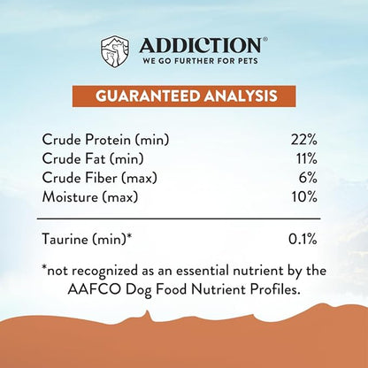 Addiction Wild Kangaroo & Apples - Dry Dog Food - Limited Ingredient Novel Protein - Muscle and Weight Management - Grain-Free - Ideal for Dogs with Food Allergies 4lb - 4 Packs