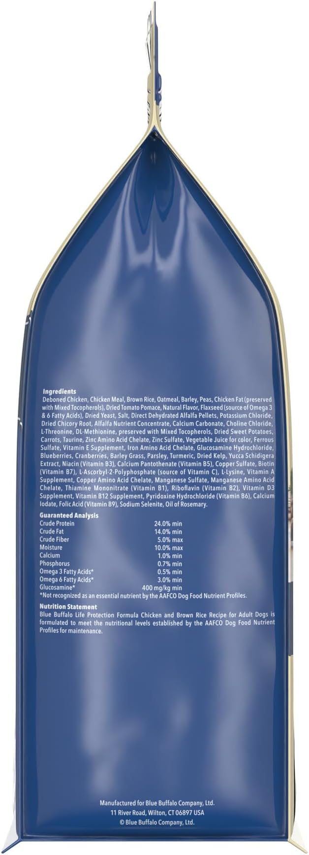 Blue Buffalo Life Protection Formula Natural Adult Dry Dog Food, Chicken and Brown Rice 5-lb Trial Size Bag