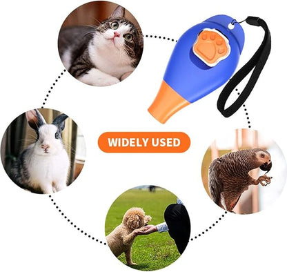 Dog Training Clicker with Wrist Strap Durable Lightweight Easy to Use, Pet Training Clicker for Cats Puppy Birds Horses. Perfect for Behavioral Training (Purple)
