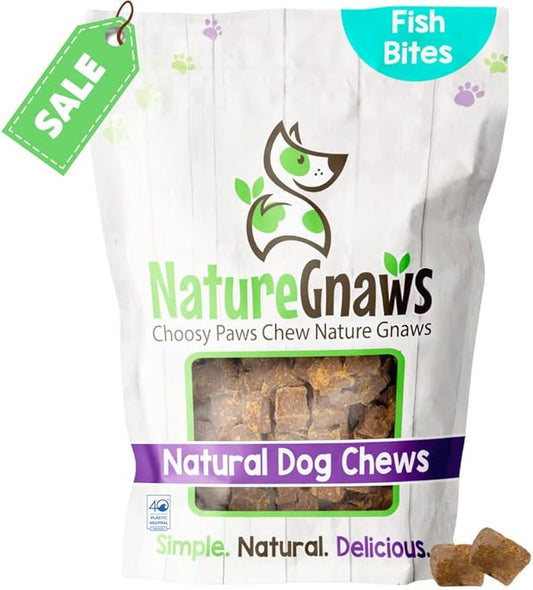 Nature Gnaws Yak Chews for Dogs - Premium Natural Hard Cheese Bones - Long Lasting Dog Chew Treats for Agressive Chewers - Rawhide Free - 1lb