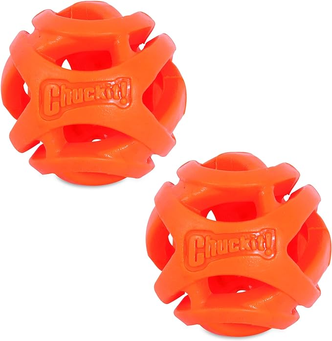 Chuckit Air Fetch Ball Dog Toy, Small (2 Inch Diameter), for dogs 0-20 lbs, Pack of 2